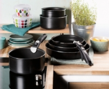 CROFTON® Platzsparende Pfannen-/Töpfe-Sets, 4-teilig