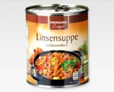 PRIMANA Linsensuppe mit Schweinefleisch