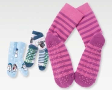 KIDZ ALIVE Kinder-Kuschelsocken mit Anti-Rutsch-Sohle