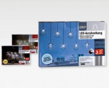 OVITEC&reg; LED-Sternen-/Schneeflockenvorhang