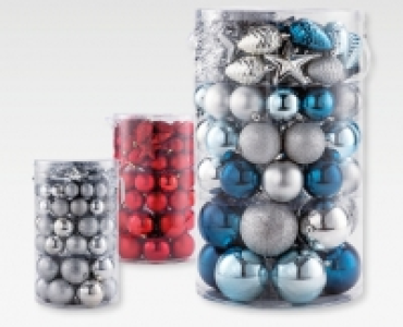MY LIVING STYLE Kunststoff-Christbaumschmuck, 82-teilig