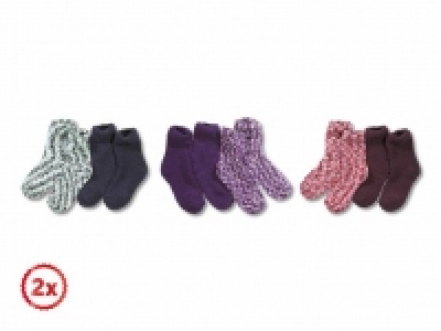 Kuschelsocken, 2er1