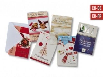 Weihnachtskarten-Set, 6er