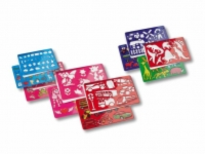 Malschablonen-Set, 4-teilig