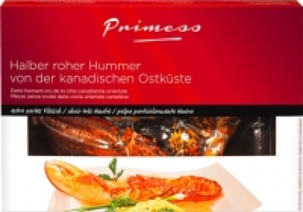 Primess halber roher Hummer von der kanadischen Ostk&uuml;ste