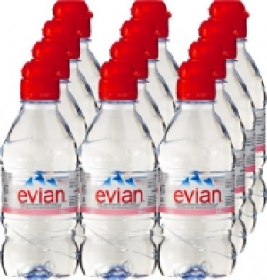 Evian Mineralwasser mit Sportscap CHF 6.95