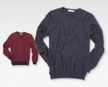 ROYAL CLASS Herren-Merino-Pullover