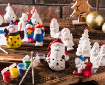 Winterfigürchen Selbstbemalen
