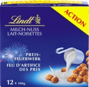 Lindt Tafelschokolade Milch-Nuss CHF 16.95
