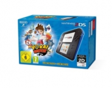 Nintendo 2DS Black-Blue inkl. Yo-Kai Watch