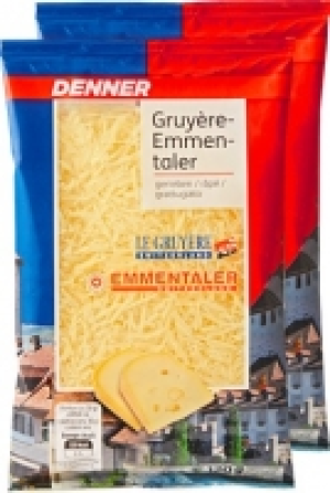 Denner Reibkäse Gruyère-Emmentaler CHF 2.90