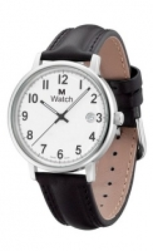 M Watch DAILY TIME schwarz Armbanduhr