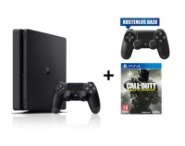 Sony PlayStation 4 Slim 1TB Edition inkl. Call of Duty 13 (de) und 2x