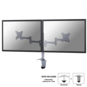 NewStar Tischhalterung 10 Inch-27 Inch 2 Monitore