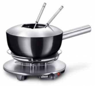 Koenig all-in-one Fondue Set schwarz