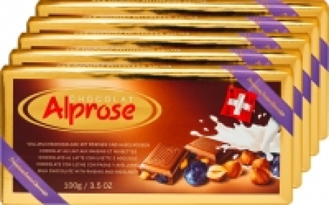 Alprose Tafelschokolade Swiss Premium CHF 4.45