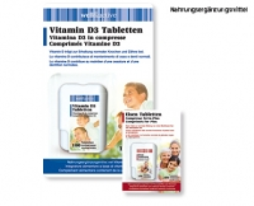 WELL & ACTIVE Vitamin D3-/Eisentabletten CHF 4.99