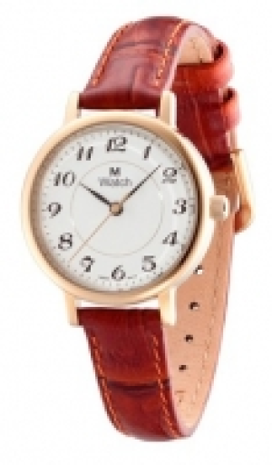 M Watch DAILY TIME braun Armbanduhr