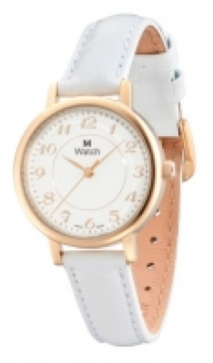 M Watch DAILY TIME weiss