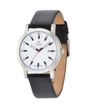 M Watch Steel weiss