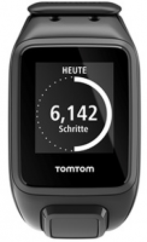 TomTom Spark Cardio + Musik Fitness GPS-Uhr Large Schwarz