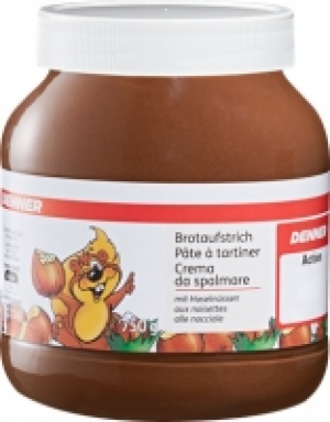 Denner Brotaufstrich mit Haselnüssen CHF 2.60