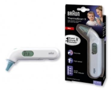 BRAUN Infrarot-Ohr-Thermometer 3 IRT 3030