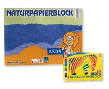 Aldi Suisse  LEON Naturpapier-/Farbkartonblock