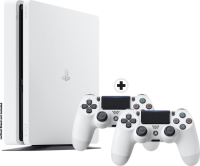 MediaMarkt  Sony PS4 Slim inkl. 2. Controller - Spielkonsole - 500 GB HDD - Weiss