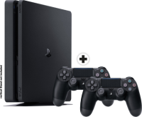 MediaMarkt  Sony PS4 Slim inkl. 2. Controller - Spielkonsole - 500 GB HDD - Schwar