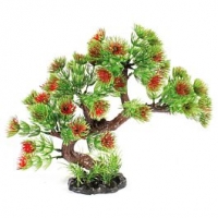 Qualipet  Kunststoffpflanze grün-rot 23cm