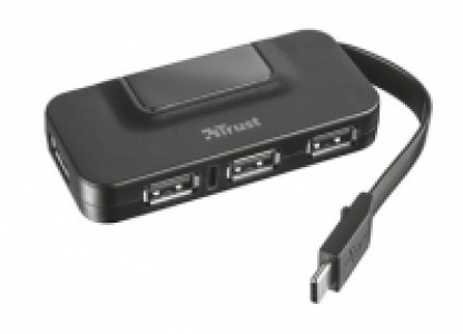 Melectronics  Trust Oila 4 Port USB-C 3.1 Hub schwarz