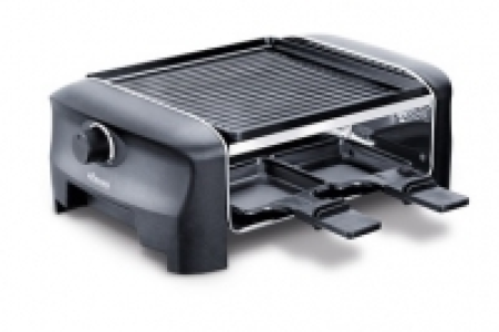 Melectronics  Koenig Raclette Gourmet 4, schwarz