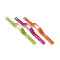 Melectronics  Garmin Vivofit Armbänder, Large, grün/pink/orang­e