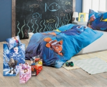 DISNEY Kinder-Flanell-Bettw&auml;sche