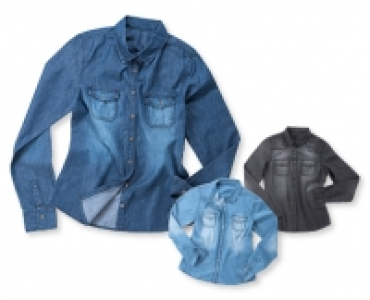 BLUE MOTION Damen-Jeansbluse