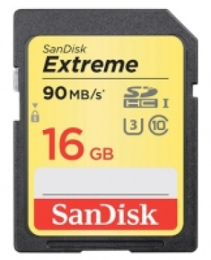 SanDisk Extreme 90MB/s 16GB SDHC-Karte