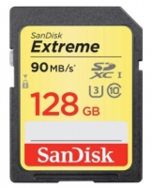 SanDisk Extreme 90MB/s 128GB SDXC-Karte