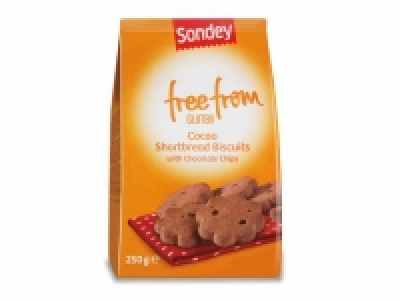 Glutenfreie M&uuml;rbeteigkekse mit Kakao