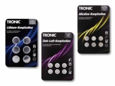 Knopfzellen Sortiment, 6er