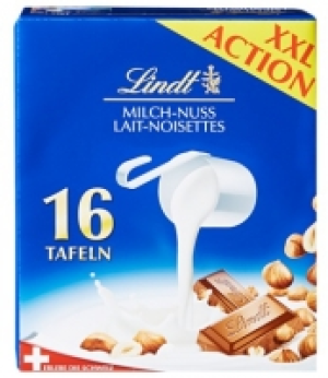 Lindt Tafelschokolade Milch-Nuss CHF 24.95