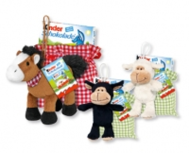 KINDER® Schokolade mit Pluschtier