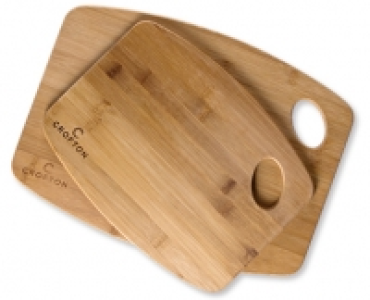 CROFTON® Bambus-Schneidbrett-Set, 2-teilig