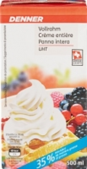 Denner Vollrahm UHT CHF 4.50