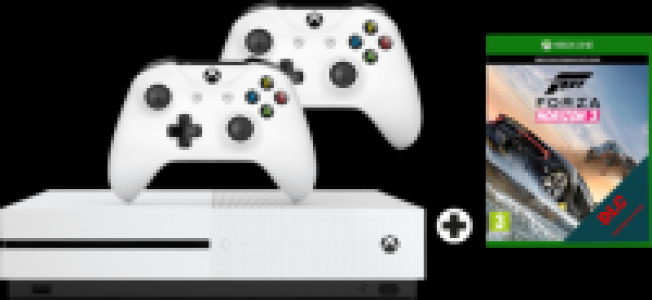 Microsoft Xbox One S + Forza Horizon 3 (Play Anywhere DLC) - 500GB - W