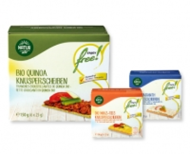 Aldi Suisse  ENJOY FREE!/NATUR AKTIV Glutenfreie Bio-Knusperscheiben