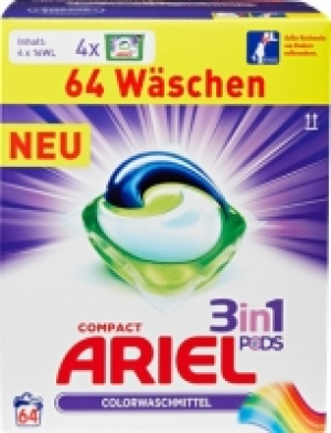 Denner  Ariel 3in1 Pods Waschkapseln Color & Style