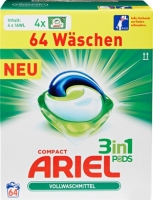 Denner  Ariel 3in1 Pods Waschkapseln Regular