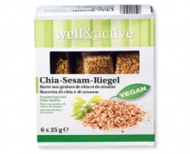 WELL & ACTIVE Sesamriegel mit Chia-Samen