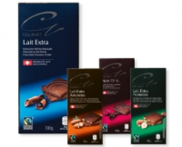 GOURMET Fairtrade Max Havelaar Schweizer Schokolade CHF 1.49